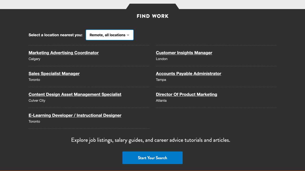 Post-Eleventy Gymnasium’s “Jobs” module redesign.