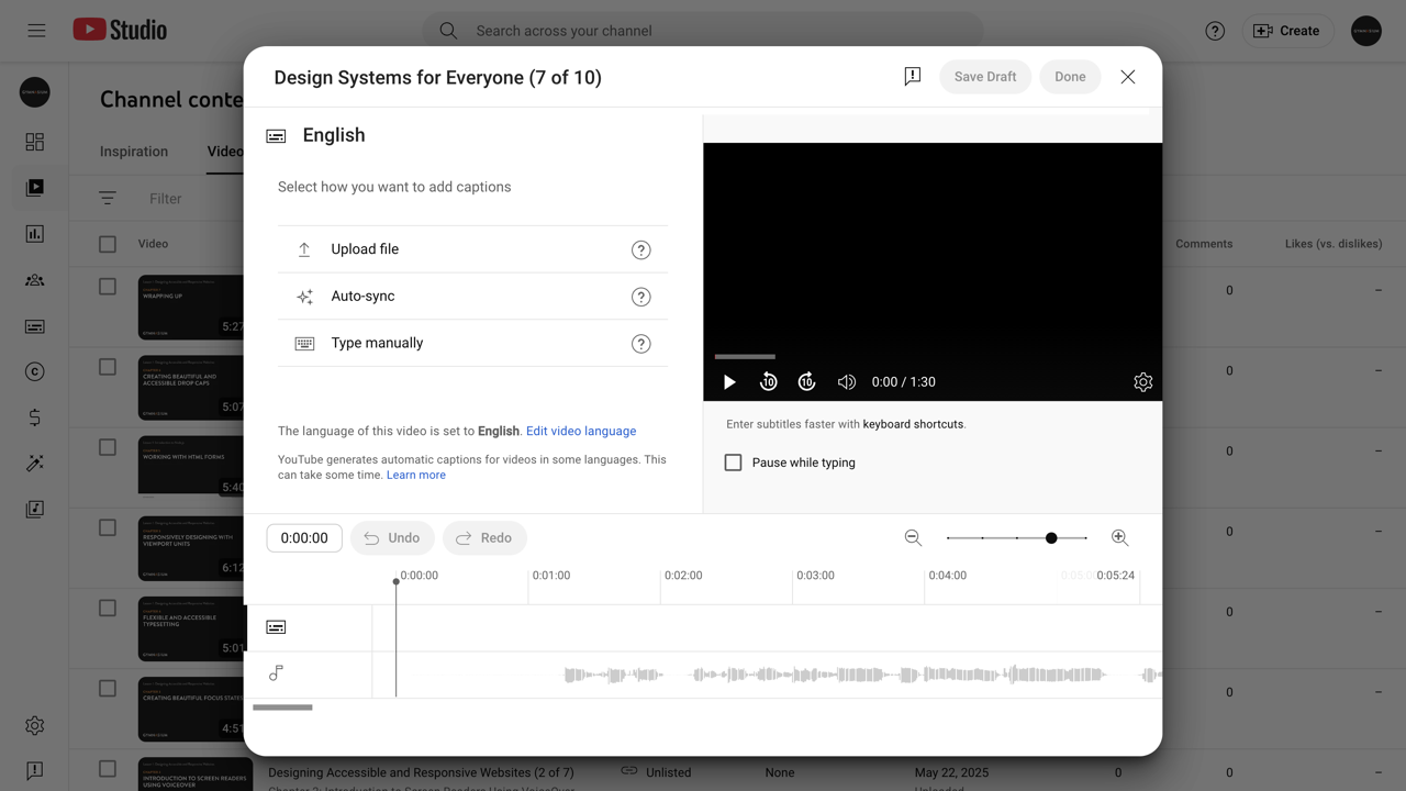 After: Mockup displaying the subtitle filename for clarity and consistency.